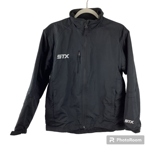 Stx Black Team Mid Weight Warm Up Jacket - Picture 1 of 6